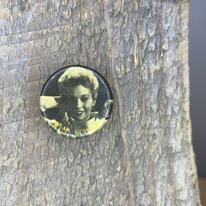 Iconic Kim Novak Vintage 70’s Collectible Pin - Made in Canada - Retro